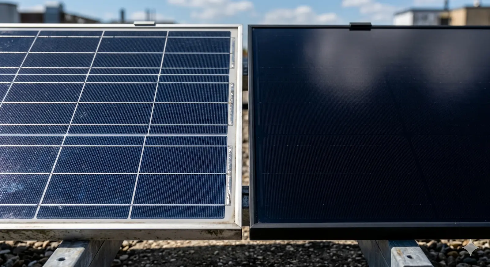 Порівняння стандартної та сучасної сонячної панелі